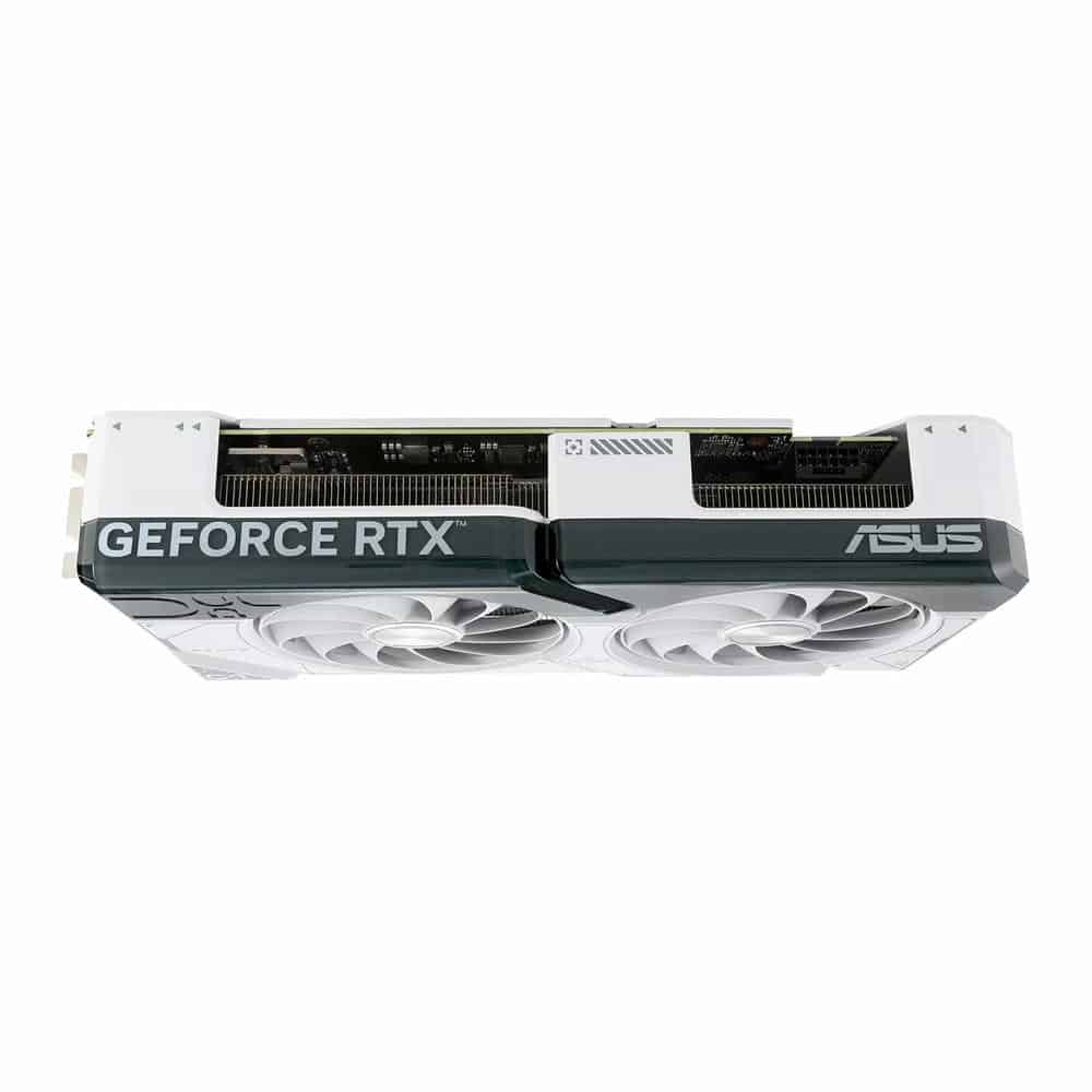 (image for) ASUS NVIDIA GeForce RTX 4070 SUPER 12GB DUAL WHITE OC Ada Lovelace Graphics Card